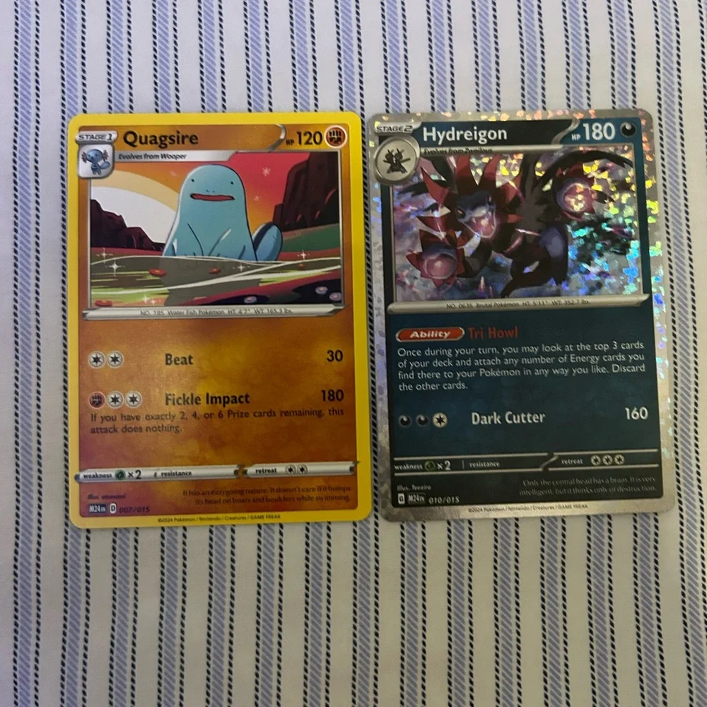 Pokemon Trading Cards. Set of 4